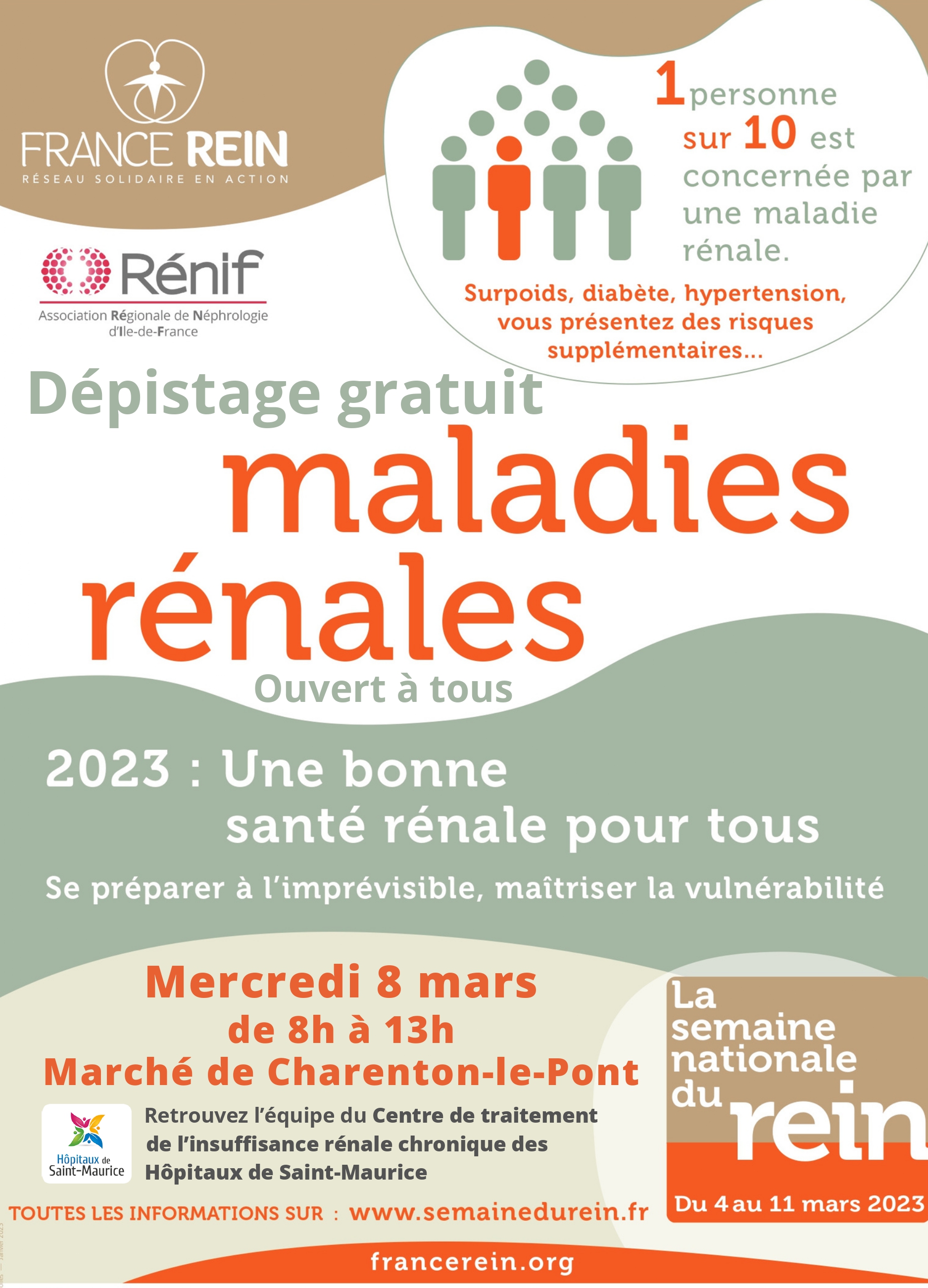 affiche de la semaine du rein